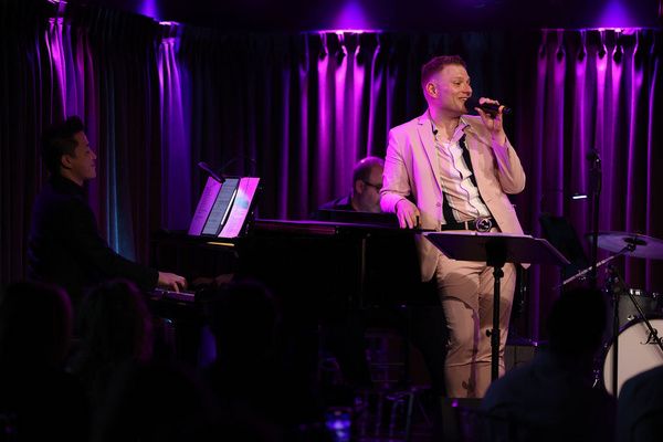 Robert Bannon & Musical Director Yasuhiko Fukuoka at   Robert Bannon: Rewind Live at  Photo