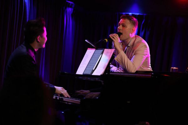 Robert Bannon & Music Director Yasuhiko Fukuoka at Rewind Live at Greenroom 42  Photo