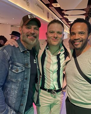 Broadway Star Jim Newman & James Harkness alongside Robert Bannon at Rewind at Greenr Photo