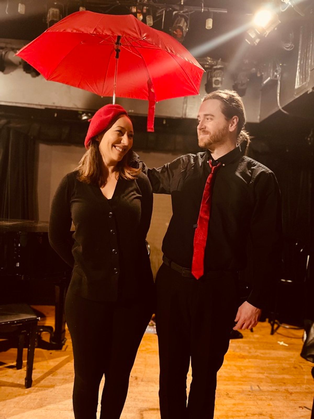 Helen Farmer, Jamie Johnson at 