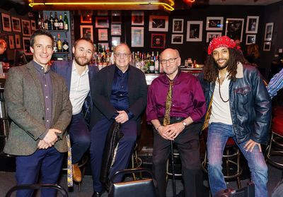 Pablu Eluchans, Mark Lewandowski, John Minnock, Dave Liebman and Mathis Picard  Photo