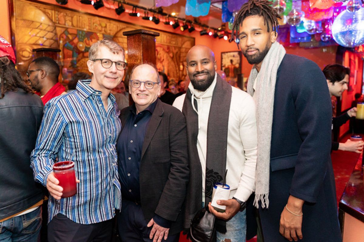 Erick Holmberg, John Minnock, Rafael Moreno and JuVan Langford  at 