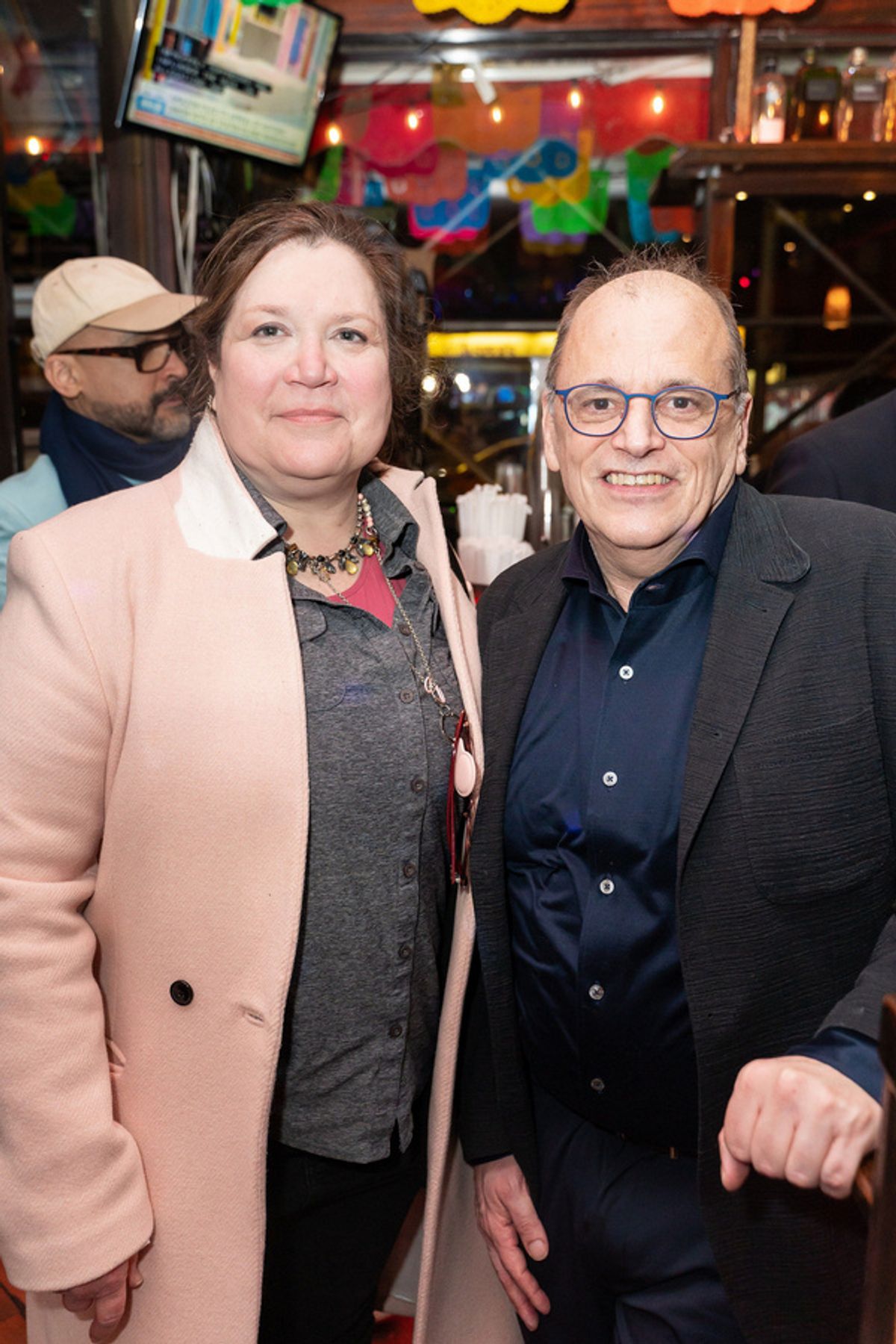 Dr. Candida Fink and John Minnock  at 