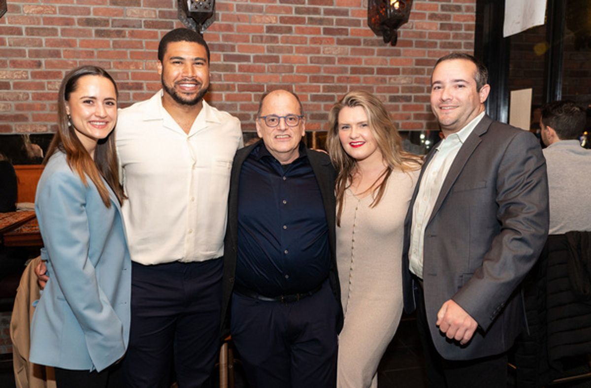 Alexa Dorfman, Miles McClearn, John Minnock, Carina Harrison and James Patrick  at 