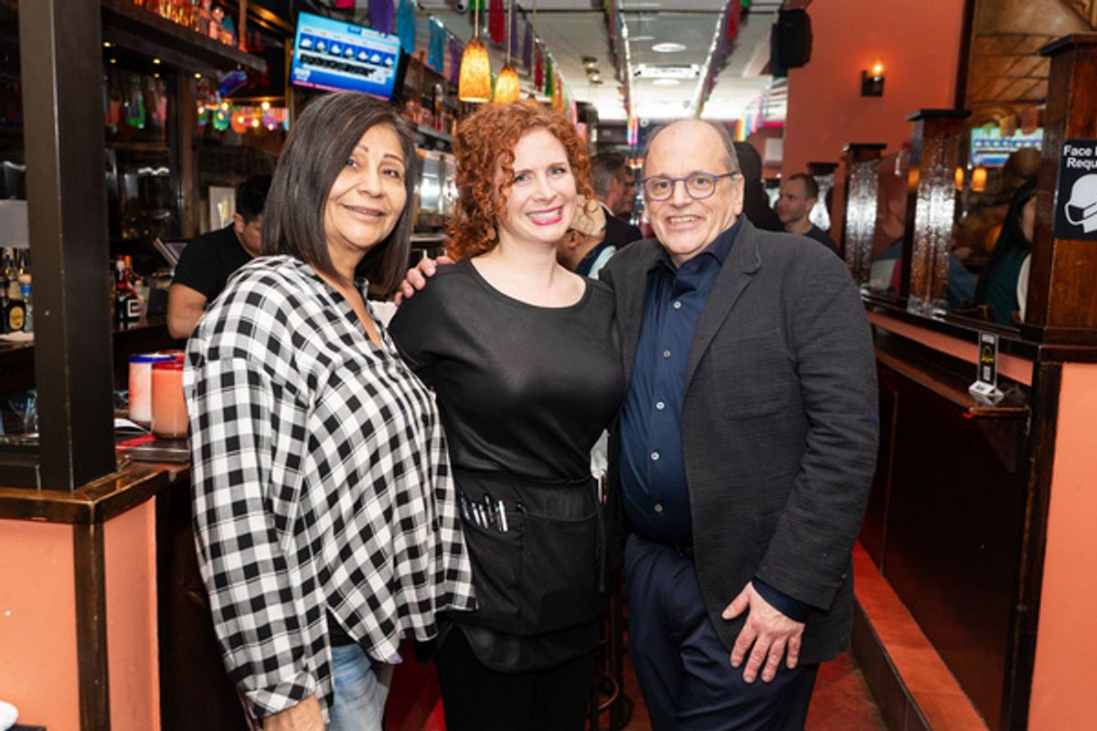 Amailia Sarmiento, Dana Aber and John Minnock  at 