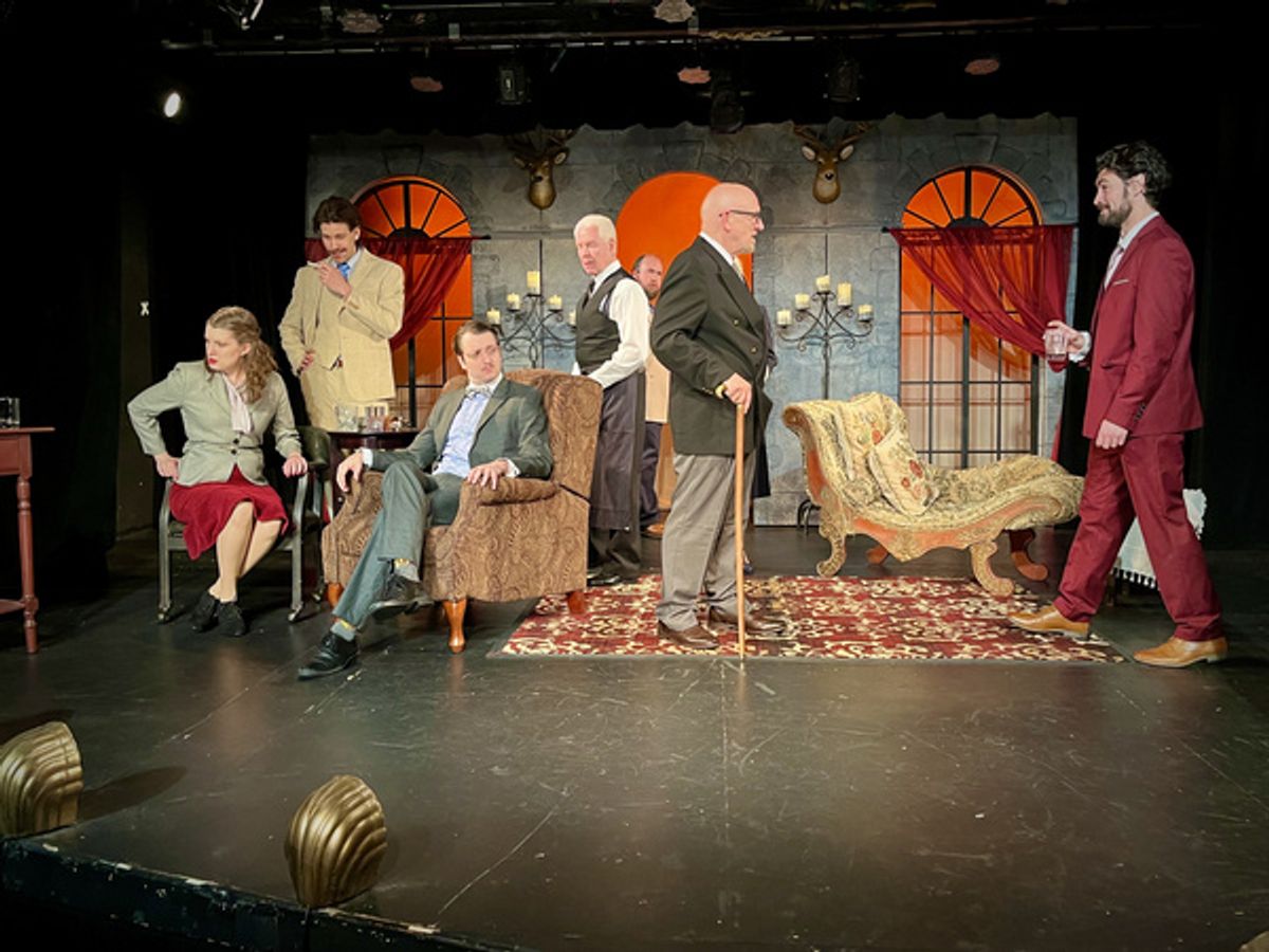 The cast at Photos: Go Inside AND THEN THERE WERE NONE At The Players Theatre