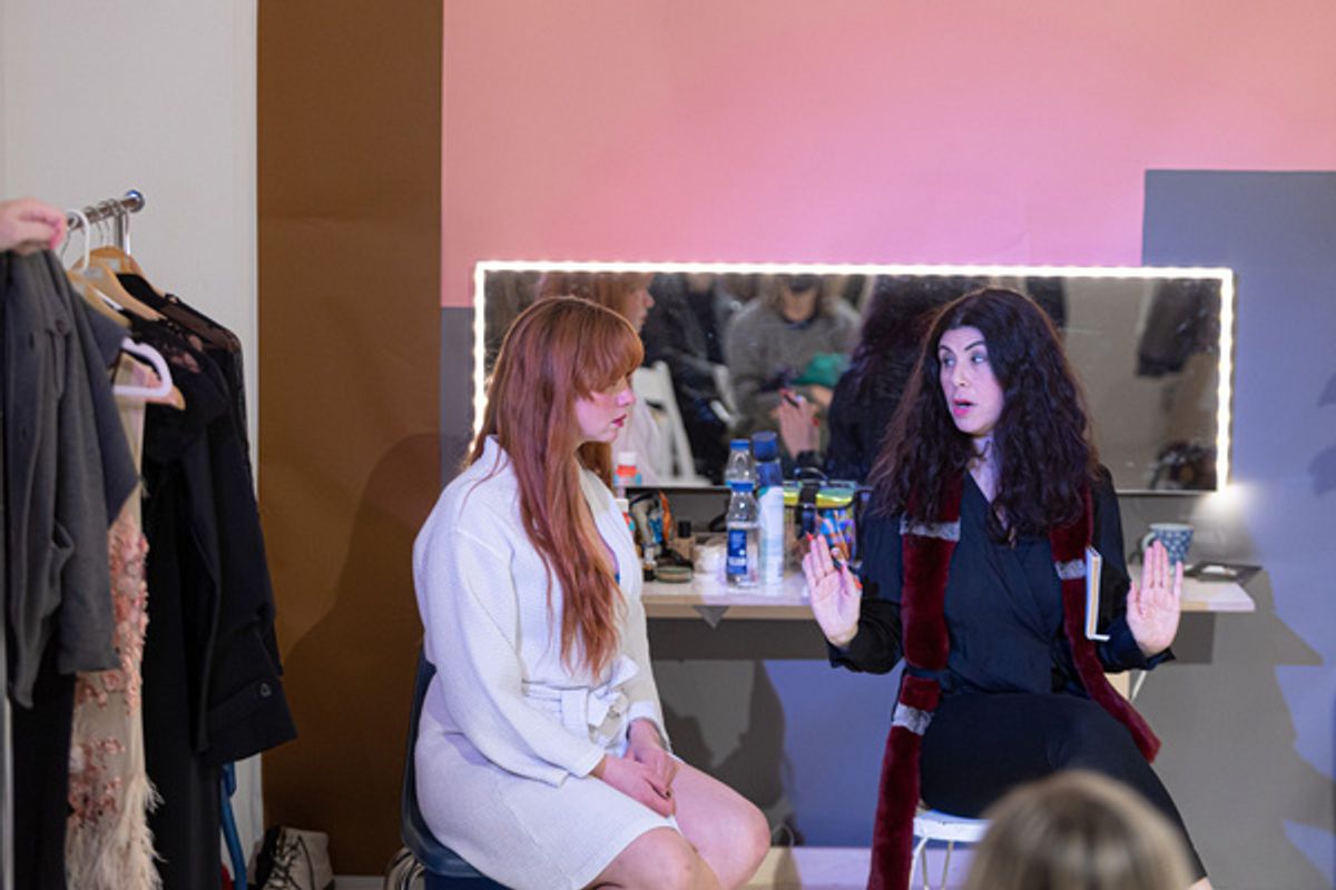 Ilana Kresch and Chelsea LeSage as Katrina in Girls Who Walked at Photos: Go Inside GIRLS WHO WALKED ON GLASS At Alchemical Studios