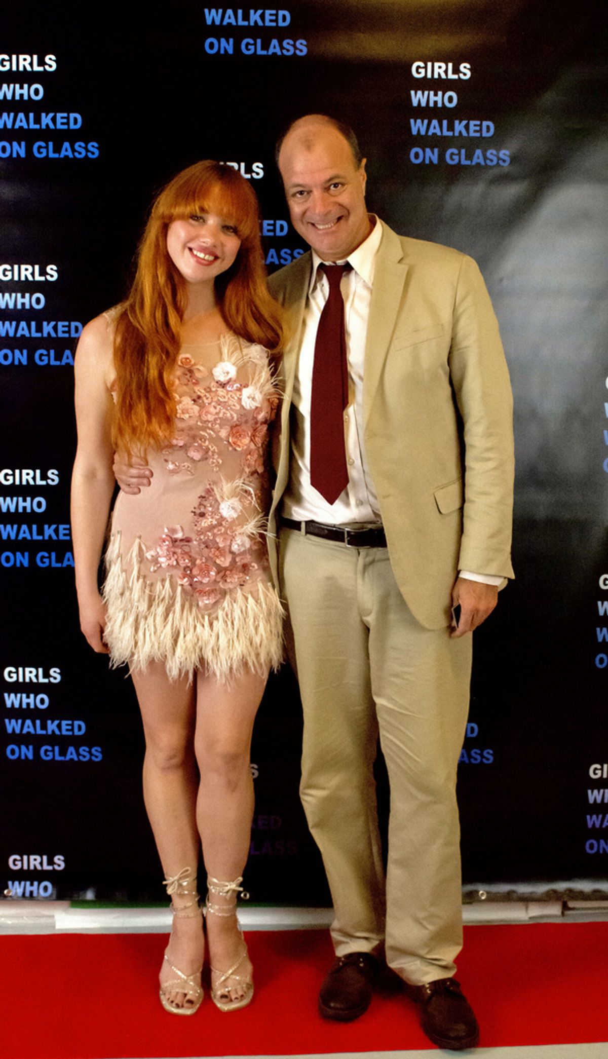 Chelsea LeSage and Ron Barba at Photos: On the Red Carpet For GIRLS WHO WALKED ON GLASS At Alchemical Studios