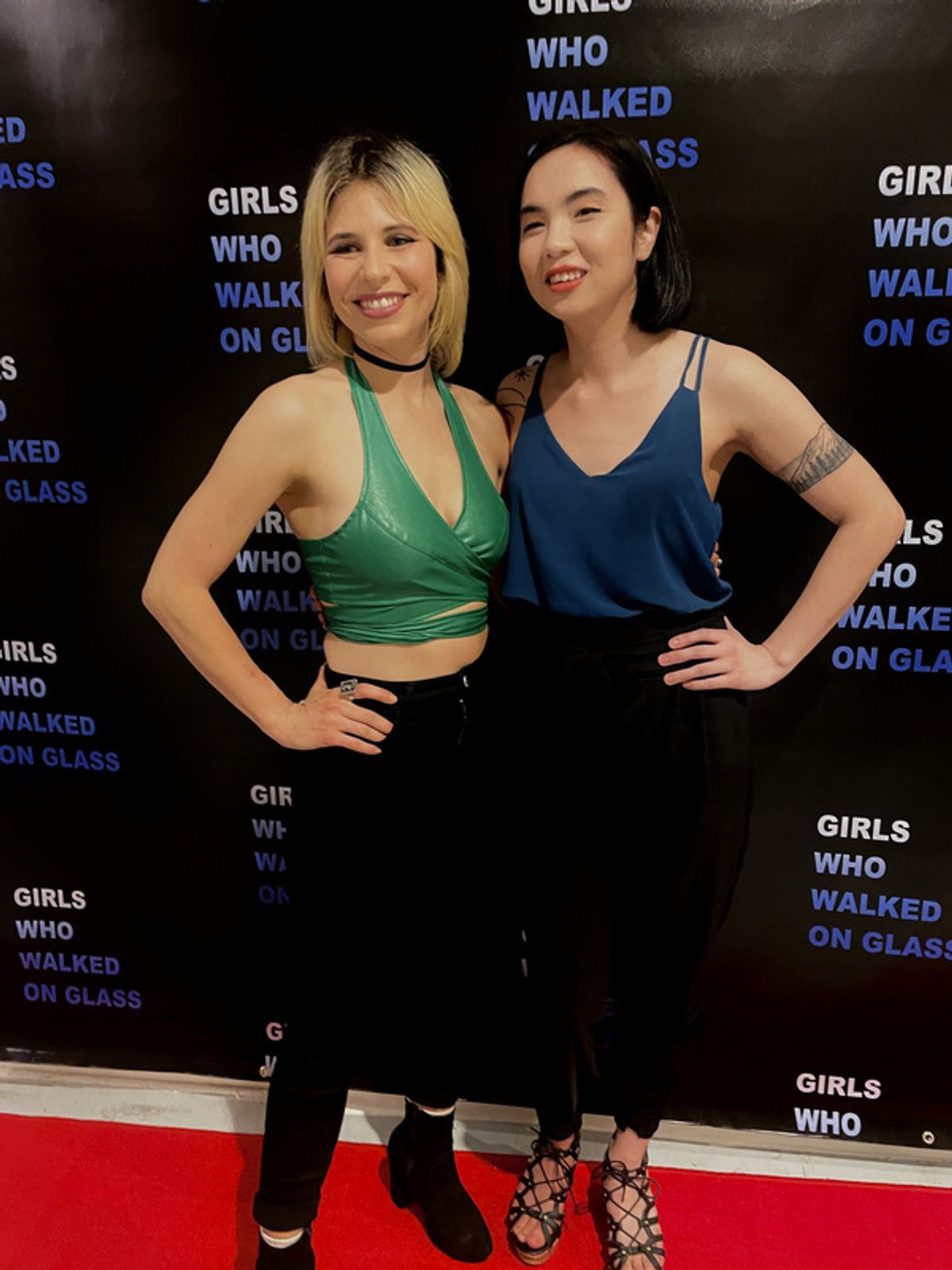 Veronica Vale Duffy and Melissa Xiaolan Warren at Photos: On the Red Carpet For GIRLS WHO WALKED ON GLASS At Alchemical Studios