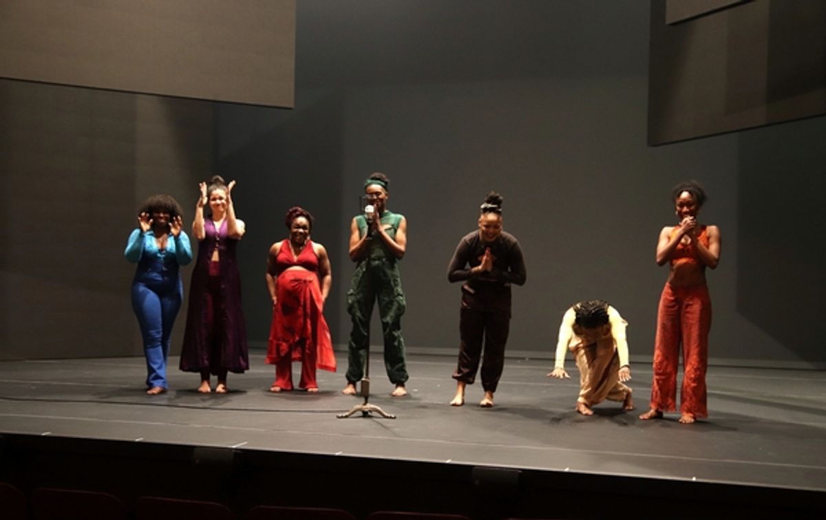 for colored girls who have considered suicide/ when the rainbow is enuf current cast at Photos: FOR COLORED GIRLS Original Cast Members Visit Current Broadway Company