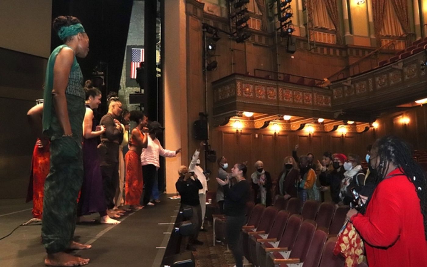 Photos: FOR COLORED GIRLS Original Cast Members Visit Current Broadway Company  Image