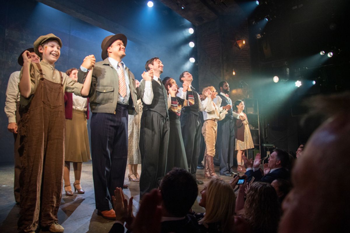 Company at Photos: Inside Press Night of BONNIE AND CLYDE at The Arts Theatre
