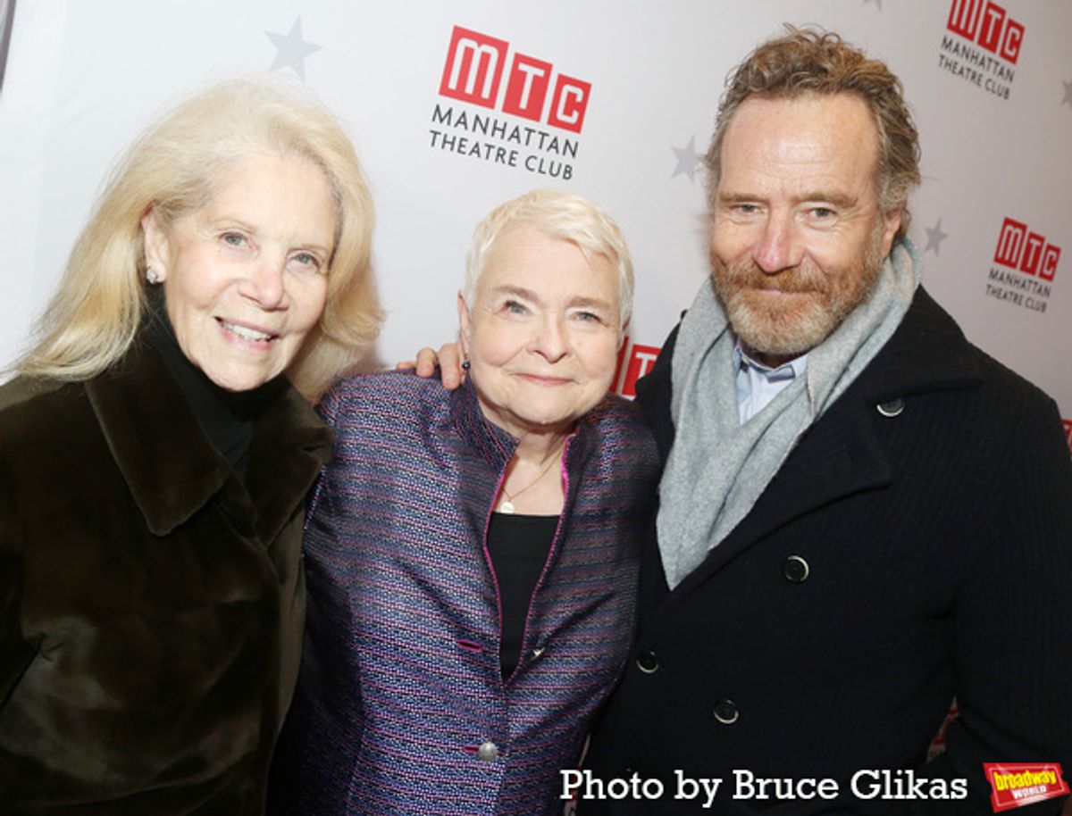 Daryl Roth, Paula Vogel and Bryan Cranston at 