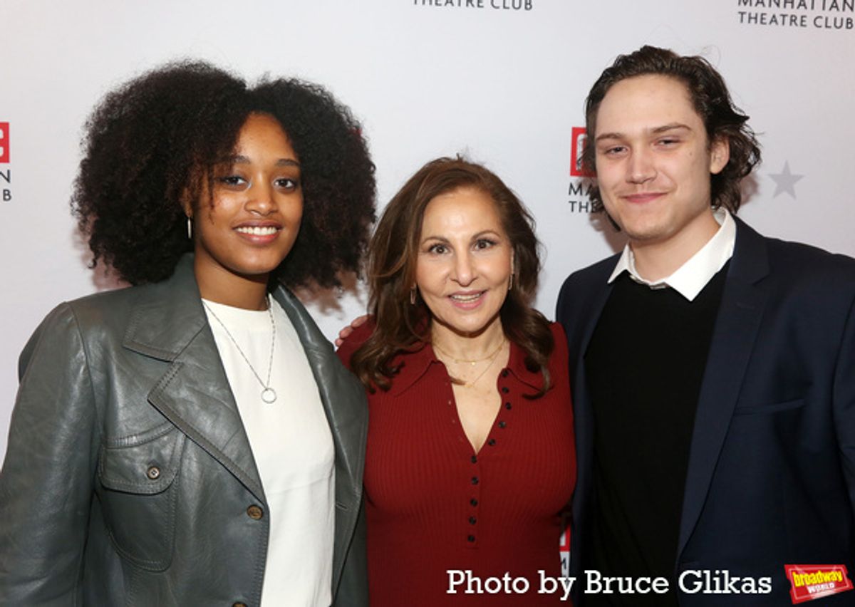 Caroline Aberash Parker, Kathy Najimy and William Atticus Parker  at 