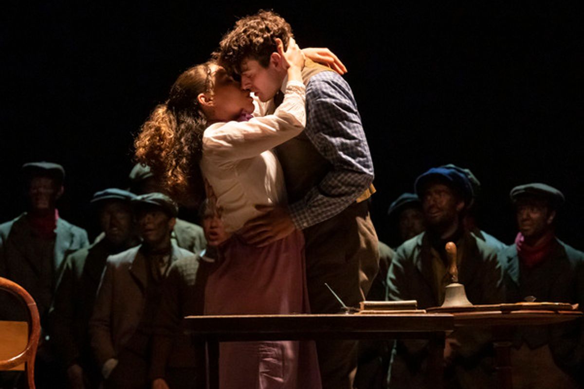 Saffron Coomber and Iwan Davies  at 