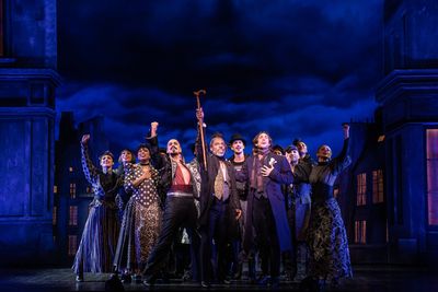 The cast of the North American Tour of Moulin Rouge! The Musical Photo
