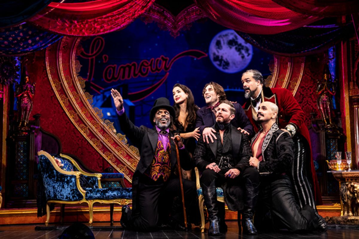 The cast of the North American Tour of Moulin Rouge! The Musical at Photos: First Look at Courtney Reed, Conor Ryan, Austin Durant & More In MOULIN ROUGE! THE MUSICAL on Tour