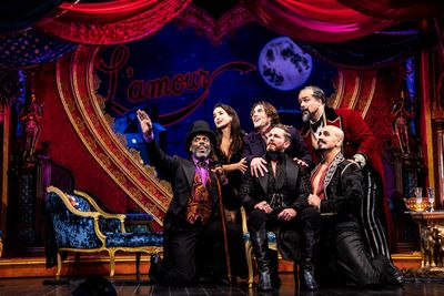 The cast of the North American Tour of Moulin Rouge! The Musical Photo