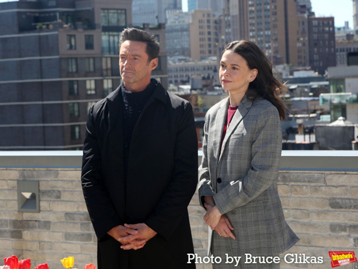 Hugh Jackman and Sutton Foster at 