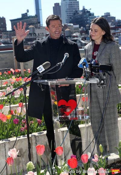 Hugh Jackman and Sutton Foster Photo