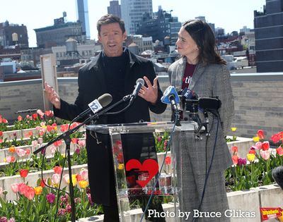 Hugh Jackman and Sutton Foster Photo