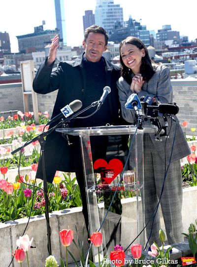 Hugh Jackman and Sutton Foster Photo