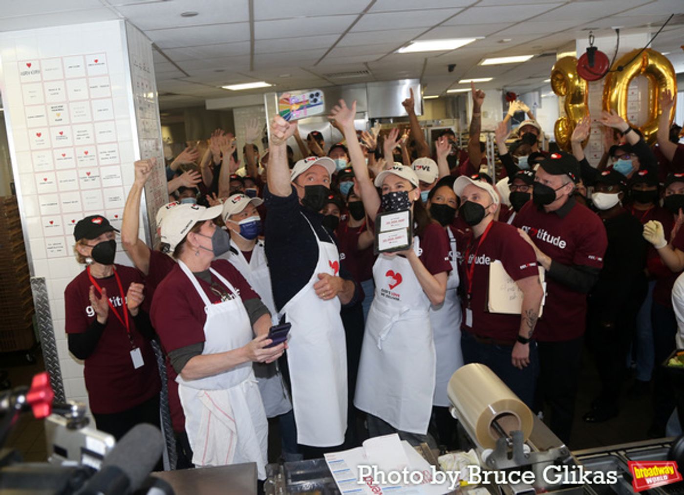 Photos: In the Kitchen with THE MUSIC MAN's Hugh Jackman & Sutton Foster  Image