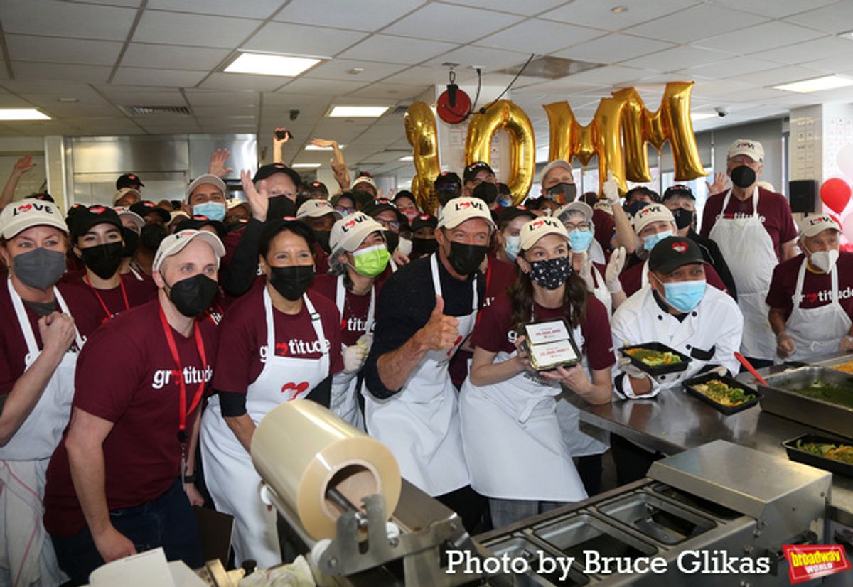 Hugh Jackman, Sutton Foster and God’s Love We Deliver Volunteers & Staff at 