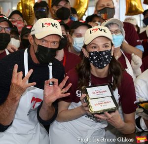 Hugh Jackman and Sutton Foster  Photo