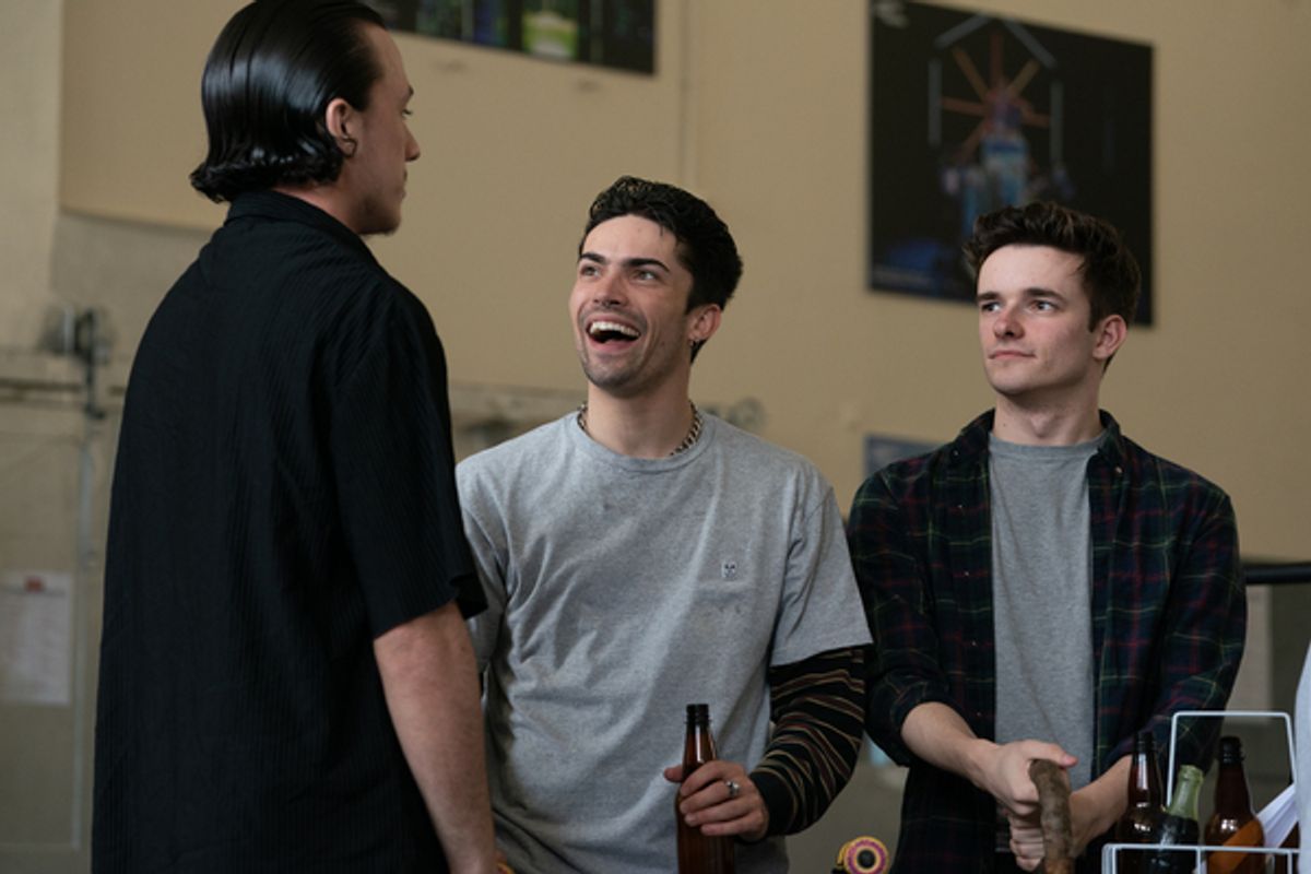 Paul French, Damon Gould, Noah Harrison at 