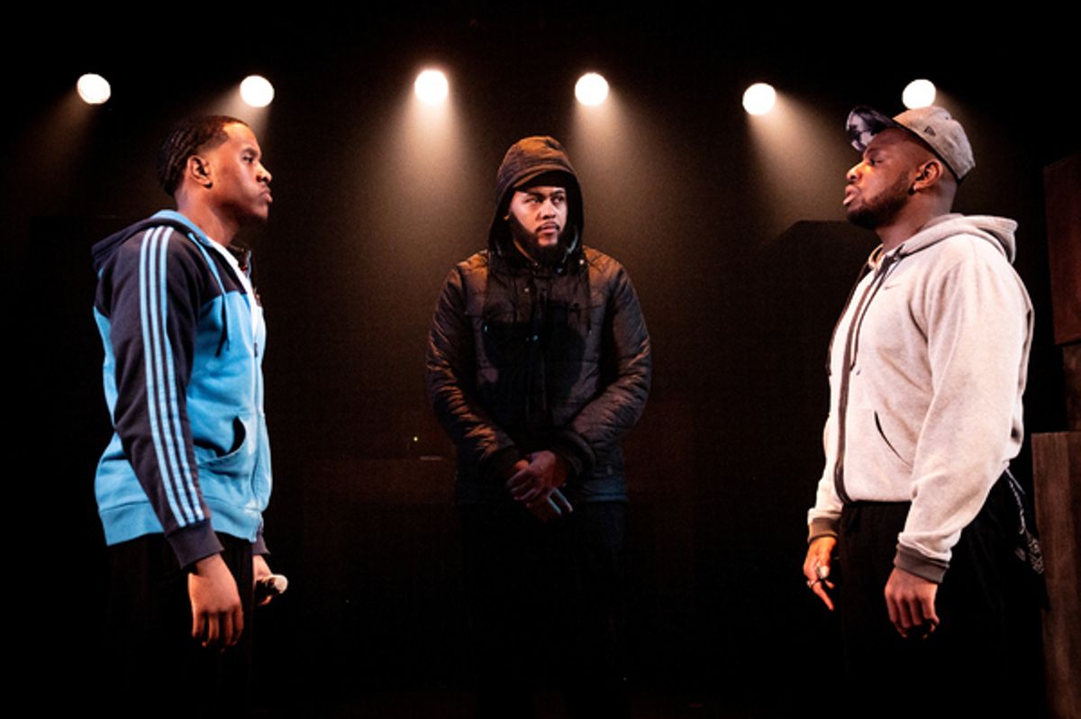 Alexander Lobo Moreno, Corey Weekes, Kieran Hamilton-Amos at 