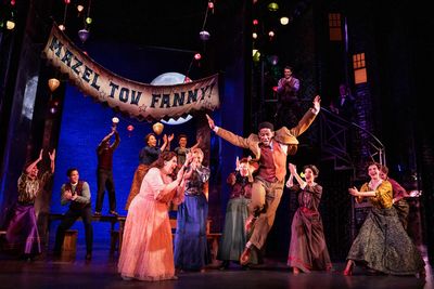 Beanie Feldstein (Fanny Brice), Jared Grimes (Eddie Ryan) and the cast of Funny Girl Photo