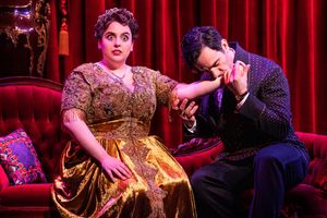 Beanie Feldstein (Fanny Brice) and Ramin Karimloo (Nick Arnstein) in Funny Girl Photo