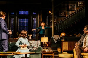 Graham Phillips, Aimee Carrero, Calista Flockhart, and Zachary Quinto Photo