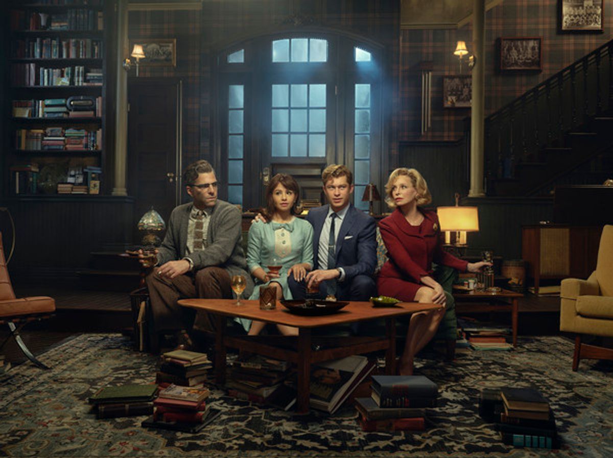 Zachary Quinto, Aimee Carrero, Graham Phillips, and Calista Flockhart at 