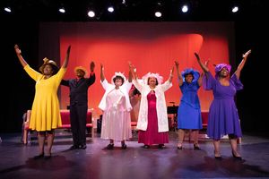 Brittany Nicole Sims as Wanda, Chris Poston as the Preacher, Juanita Harris as Mother Photo