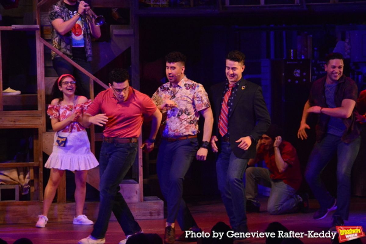 Ryan Reyes, Lucas Coatney, Sean Ewing and The Cast of Americano! at 