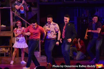 Ryan Reyes, Lucas Coatney, Sean Ewing and The Cast of Americano! Photo