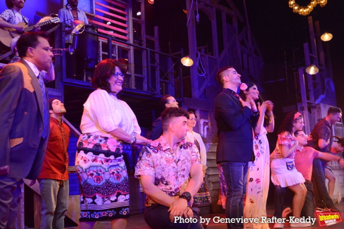 The Cast of Americano! at Photos: Inside the Celebration For AMERICANO! at New World Stages