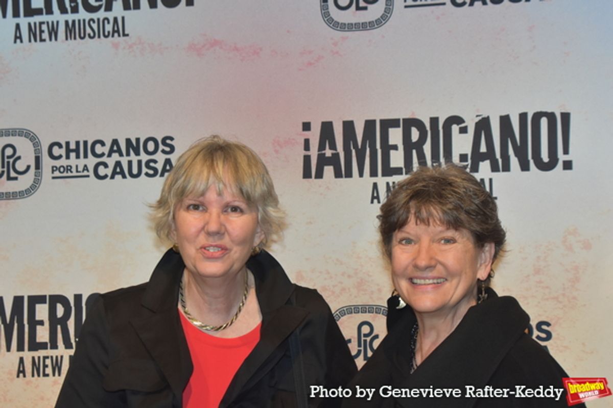 Laurie Frey and Kathleen Conry at Photos: Inside the Celebration For AMERICANO! at New World Stages
