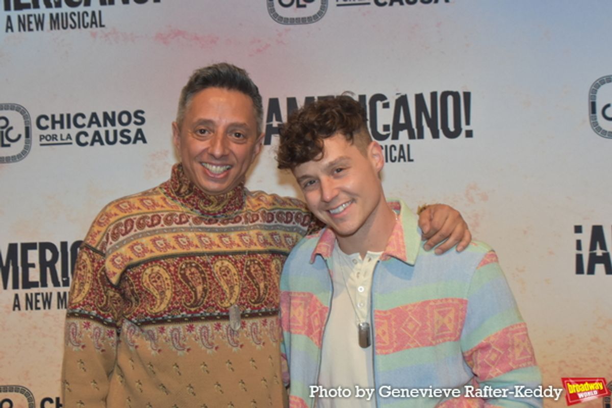 Sergio Mejia and Erik Hall (Assistant Choreographer) at 