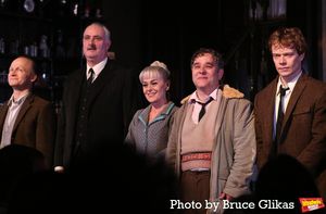 Richard Hollis, John Hodgkinson, Tracie Bennett, Andy Nyman and Alfie Allen Photo