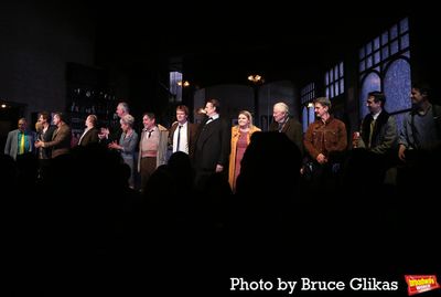 Richard Hollis, John Hodgkinson, Tracie Bennett, Andy Nyman, Alfie Allen, David Threl Photo