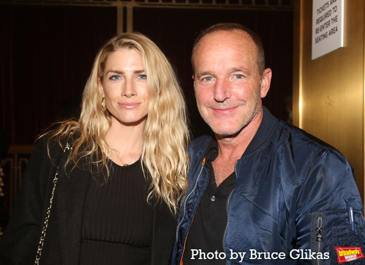 Lindsay Hicks and Clark Gregg at 