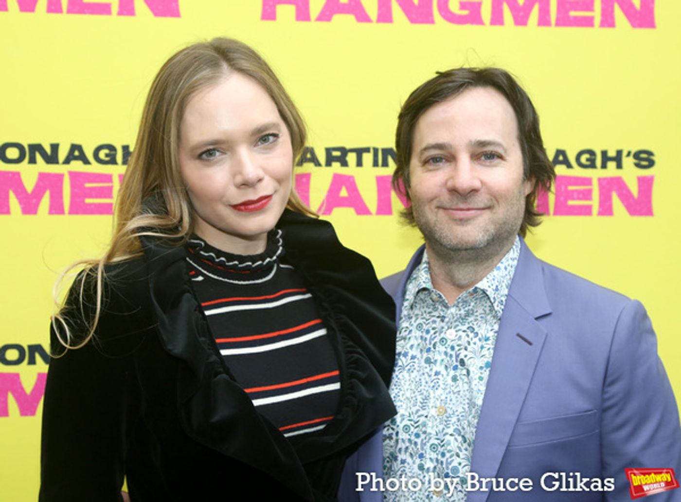 Photos: On the Red Carpet for Opening Night of HANGMEN  Image