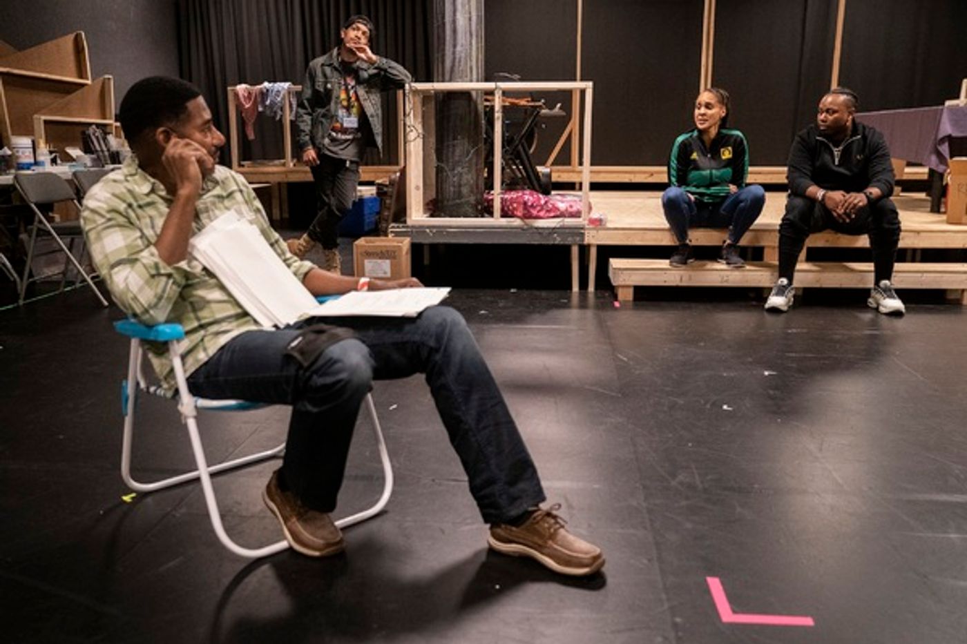 Photos: Go Inside Rehearsals for the New York Premiere of FAT HAM  Image