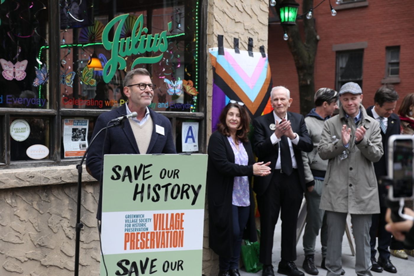 Photos: John Cameron Mitchell & More Acknowledge Julius' Significance to LGBT Activism & History  Image