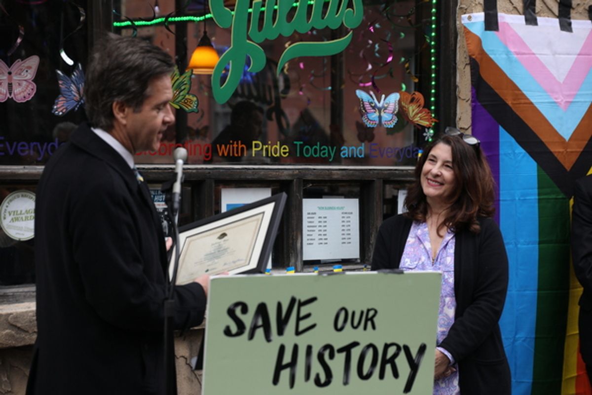 NY State Senator Brad Hoylman and Helen Buford  at 