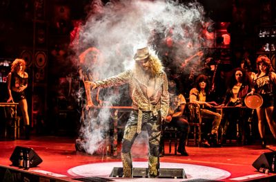 Josh Scholl plays Stacee Jaxx in Rock of Ages Photo