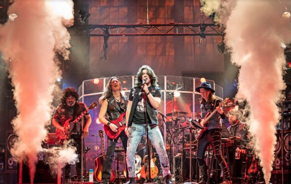 Kieran McCabe plays Drew in Rock of Ages Photo